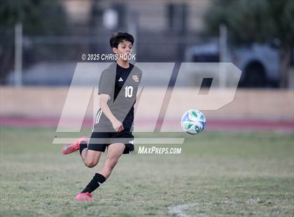 Thumbnail 3 in Salpointe Catholic vs Tanque Verde (Brandon Bean Soccer Tournament) photogallery.