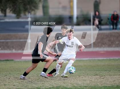 Thumbnail 1 in Salpointe Catholic vs Tanque Verde (Brandon Bean Soccer Tournament) photogallery.