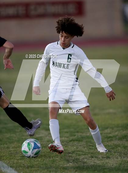 Thumbnail 1 in Salpointe Catholic vs Tanque Verde (Brandon Bean Soccer Tournament) photogallery.