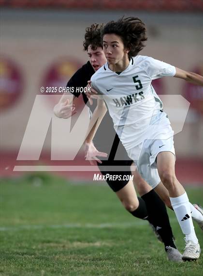 Thumbnail 1 in Salpointe Catholic vs Tanque Verde (Brandon Bean Soccer Tournament) photogallery.