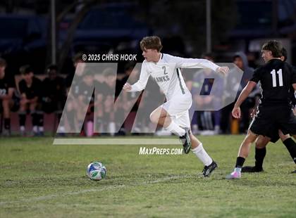 Thumbnail 2 in Salpointe Catholic vs Tanque Verde (Brandon Bean Soccer Tournament) photogallery.