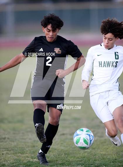 Thumbnail 2 in Salpointe Catholic vs Tanque Verde (Brandon Bean Soccer Tournament) photogallery.