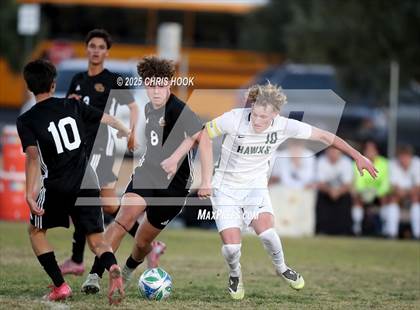 Thumbnail 1 in Salpointe Catholic vs Tanque Verde (Brandon Bean Soccer Tournament) photogallery.