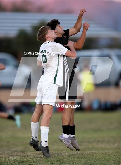 Thumbnail 2 in Salpointe Catholic vs Tanque Verde (Brandon Bean Soccer Tournament) photogallery.