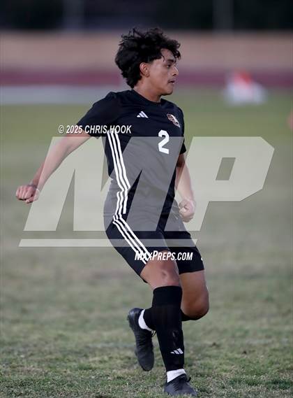 Thumbnail 1 in Salpointe Catholic vs Tanque Verde (Brandon Bean Soccer Tournament) photogallery.