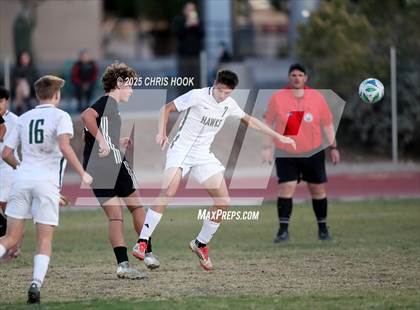 Thumbnail 1 in Salpointe Catholic vs Tanque Verde (Brandon Bean Soccer Tournament) photogallery.