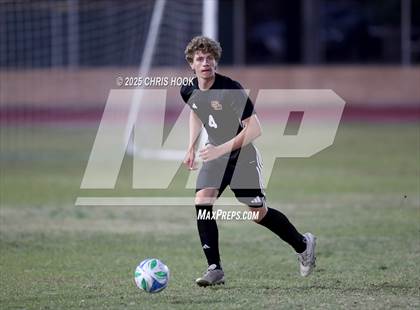 Thumbnail 2 in Salpointe Catholic vs Tanque Verde (Brandon Bean Soccer Tournament) photogallery.