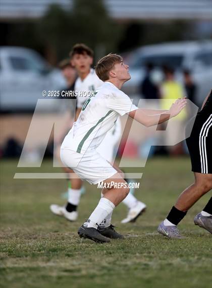 Thumbnail 3 in Salpointe Catholic vs Tanque Verde (Brandon Bean Soccer Tournament) photogallery.