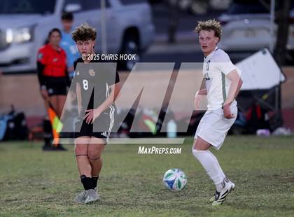 Thumbnail 2 in Salpointe Catholic vs Tanque Verde (Brandon Bean Soccer Tournament) photogallery.