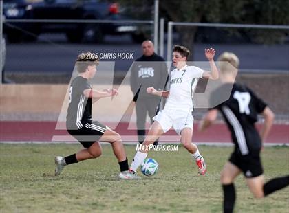 Thumbnail 3 in Salpointe Catholic vs Tanque Verde (Brandon Bean Soccer Tournament) photogallery.