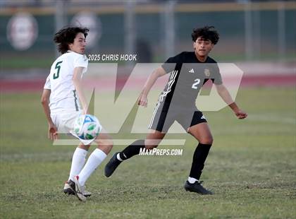 Thumbnail 3 in Salpointe Catholic vs Tanque Verde (Brandon Bean Soccer Tournament) photogallery.