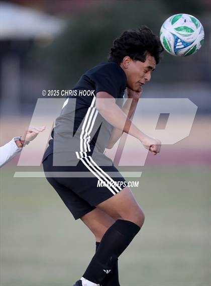 Thumbnail 2 in Salpointe Catholic vs Tanque Verde (Brandon Bean Soccer Tournament) photogallery.