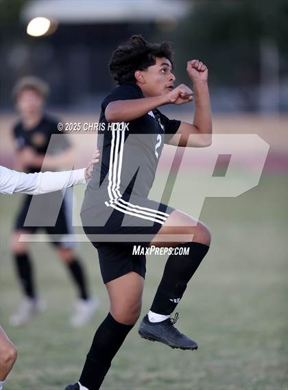 Thumbnail 1 in Salpointe Catholic vs Tanque Verde (Brandon Bean Soccer Tournament) photogallery.
