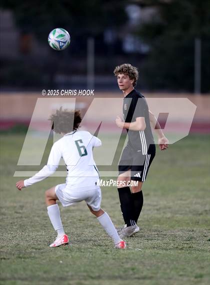 Thumbnail 2 in Salpointe Catholic vs Tanque Verde (Brandon Bean Soccer Tournament) photogallery.