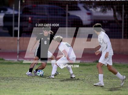 Thumbnail 2 in Salpointe Catholic vs Tanque Verde (Brandon Bean Soccer Tournament) photogallery.
