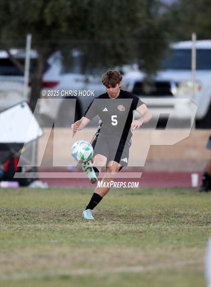 Thumbnail 1 in Salpointe Catholic vs Tanque Verde (Brandon Bean Soccer Tournament) photogallery.