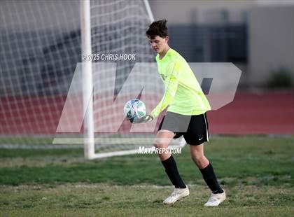 Thumbnail 2 in Salpointe Catholic vs Tanque Verde (Brandon Bean Soccer Tournament) photogallery.