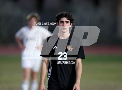 Thumbnail 2 in Salpointe Catholic vs Tanque Verde (Brandon Bean Soccer Tournament) photogallery.