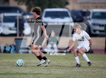 Thumbnail 2 in Salpointe Catholic vs Tanque Verde (Brandon Bean Soccer Tournament) photogallery.
