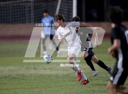 Thumbnail 2 in Salpointe Catholic vs Tanque Verde (Brandon Bean Soccer Tournament) photogallery.