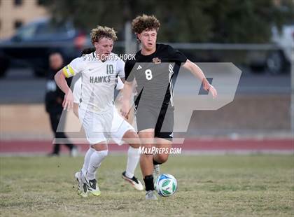 Thumbnail 1 in Salpointe Catholic vs Tanque Verde (Brandon Bean Soccer Tournament) photogallery.