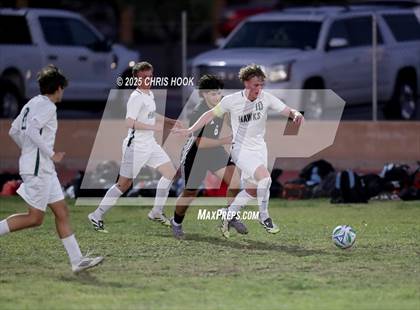 Thumbnail 3 in Salpointe Catholic vs Tanque Verde (Brandon Bean Soccer Tournament) photogallery.