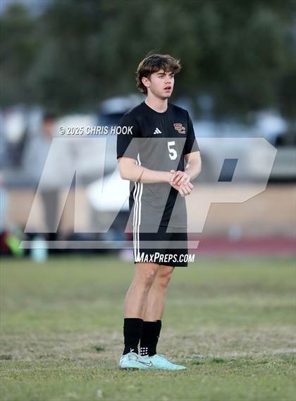 Thumbnail 2 in Salpointe Catholic vs Tanque Verde (Brandon Bean Soccer Tournament) photogallery.