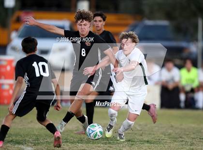 Thumbnail 3 in Salpointe Catholic vs Tanque Verde (Brandon Bean Soccer Tournament) photogallery.