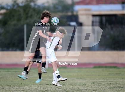 Thumbnail 1 in Salpointe Catholic vs Tanque Verde (Brandon Bean Soccer Tournament) photogallery.