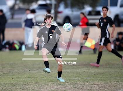 Thumbnail 3 in Salpointe Catholic vs Tanque Verde (Brandon Bean Soccer Tournament) photogallery.