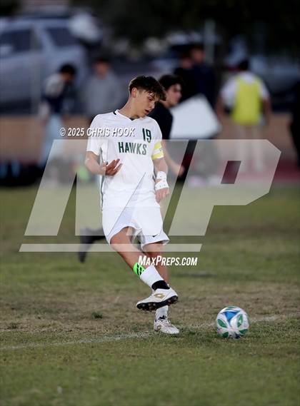 Thumbnail 2 in Salpointe Catholic vs Tanque Verde (Brandon Bean Soccer Tournament) photogallery.