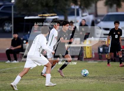 Thumbnail 3 in Salpointe Catholic vs Tanque Verde (Brandon Bean Soccer Tournament) photogallery.