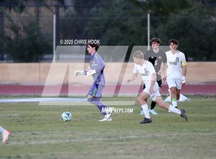 Thumbnail 3 in Salpointe Catholic vs Tanque Verde (Brandon Bean Soccer Tournament) photogallery.