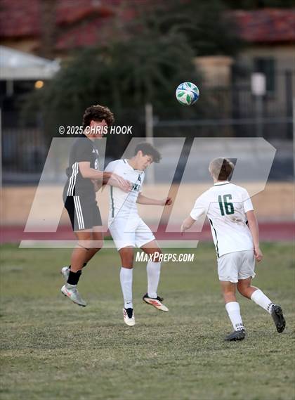Thumbnail 2 in Salpointe Catholic vs Tanque Verde (Brandon Bean Soccer Tournament) photogallery.