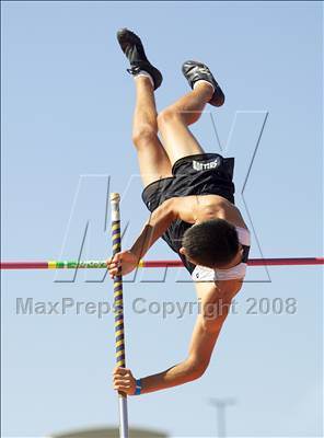 Thumbnail 1 in CIF SJS D1 Championships (Boys Pole Vault) photogallery.