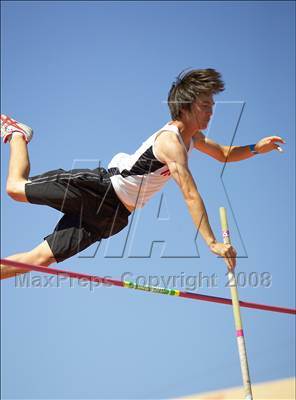 Thumbnail 3 in CIF SJS D1 Championships (Boys Pole Vault) photogallery.