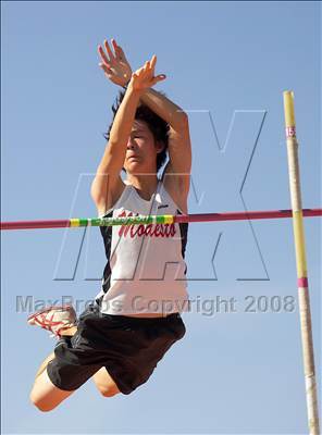 Thumbnail 3 in CIF SJS D1 Championships (Boys Pole Vault) photogallery.