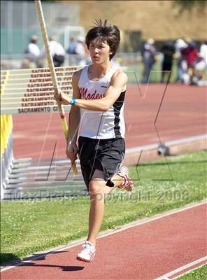Thumbnail 2 in CIF SJS D1 Championships (Boys Pole Vault) photogallery.
