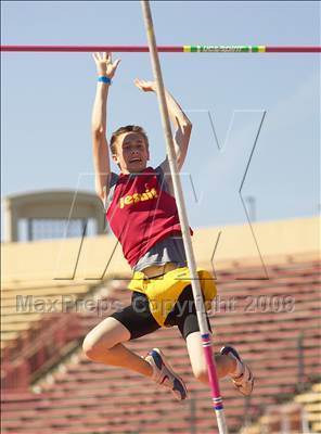 Thumbnail 2 in CIF SJS D1 Championships (Boys Pole Vault) photogallery.