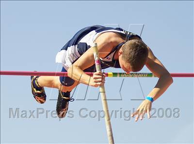 Thumbnail 1 in CIF SJS D1 Championships (Boys Pole Vault) photogallery.