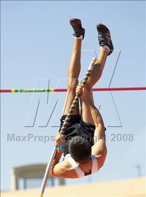 Thumbnail 2 in CIF SJS D1 Championships (Boys Pole Vault) photogallery.