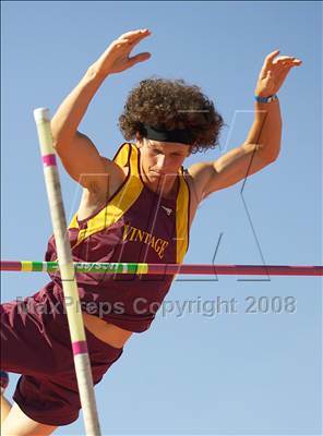 Thumbnail 3 in CIF SJS D1 Championships (Boys Pole Vault) photogallery.