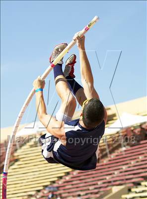 Thumbnail 3 in CIF SJS D1 Championships (Boys Pole Vault) photogallery.