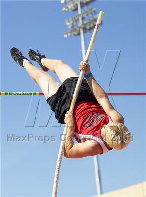 Thumbnail 1 in CIF SJS D1 Championships (Boys Pole Vault) photogallery.