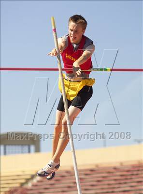 Thumbnail 3 in CIF SJS D1 Championships (Boys Pole Vault) photogallery.