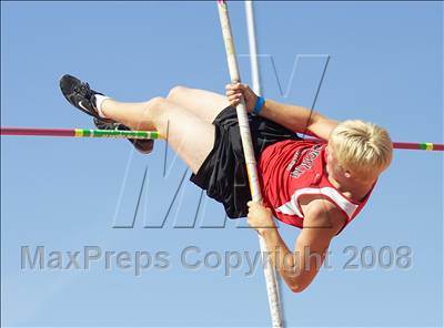 Thumbnail 2 in CIF SJS D1 Championships (Boys Pole Vault) photogallery.