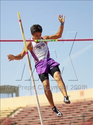 Thumbnail 2 in CIF SJS D1 Championships (Boys Pole Vault) photogallery.