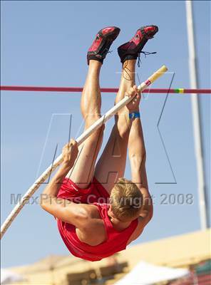 Thumbnail 3 in CIF SJS D1 Championships (Boys Pole Vault) photogallery.