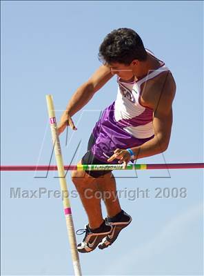 Thumbnail 2 in CIF SJS D1 Championships (Boys Pole Vault) photogallery.
