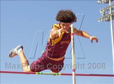 Thumbnail 3 in CIF SJS D1 Championships (Boys Pole Vault) photogallery.